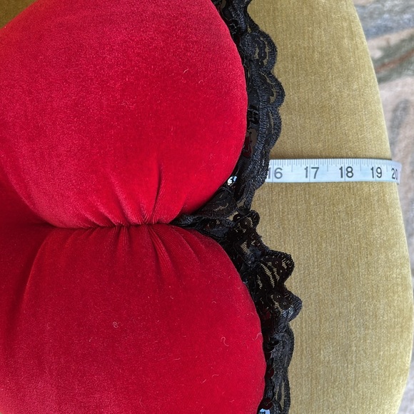 Red & Black Bustier Pillow - Picture 9 of 14